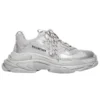 Triple S-Sneakers «Silver Metallic» 536737W2FS28100