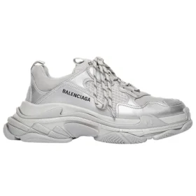 Triple S-Sneakers «Silver Metallic» 536737W2FS28100