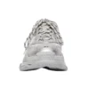 Triple S-Sneakers «Silver Metallic» 536737W2FS28100