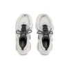 Triple S-Sneakers «Svart, hvit og sølv, dobbel skum og mesh» 536737W2FWM8191