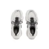 Triple S-Sneakers «Svart, hvit, sølv, dobbel skum og mesh» 524039W2FWM8191