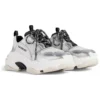 Triple S-Sneakers «Svart, hvit, sølv, dobbel skum og mesh» 524039W2FWM8191