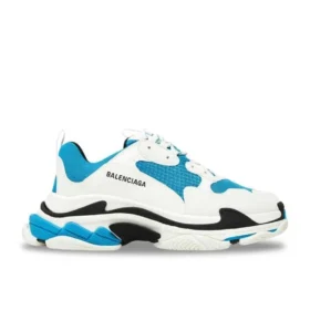 Triple S-Sneakers «White Carib Blue» 536737W2FW59941