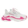 Triple S-Sneakers «White Fluo Pink» 536737W2CA35390