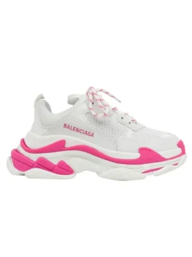 Triple S-Sneakers «White Fluo Pink» 536737W2CA35390