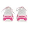 Triple S-Sneakers «White Fluo Pink» 536737W2CA35390