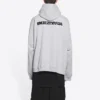 Turn-hettegenser med vid passform «Heather Grey Black» 674986TLVB41167