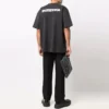Turn Slit T-skjorte «Black» 641655TLVB39034