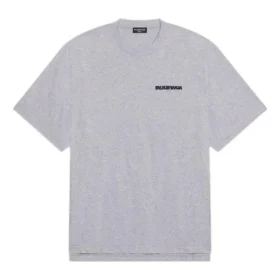 Turn Slit T-skjorte «Grey Black» 675016TLVB31167
