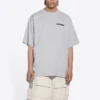 Turn Slit T-skjorte «Grey Black» 675016TLVB31167