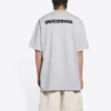 Turn Slit T-skjorte «Grey Black» 675016TLVB31167