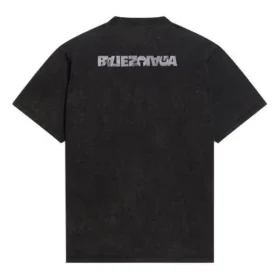 Turn Slit T-skjorte «Washed Black» 675016TLVB39034