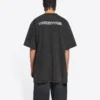 Turn Slit T-skjorte «Washed Black» 675016TLVB39034