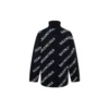 Turtleneck-genser med logo over hele «Black White» 621018T15674177