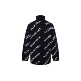 Turtleneck-genser med logo over hele «Black White» 621018T15674177