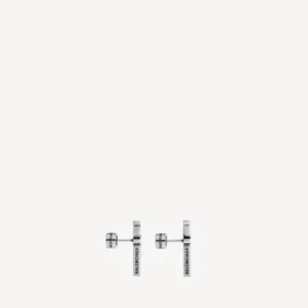 Typo-øreringer i sølv