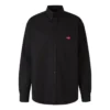 Uniform langermet skjorte, Large-passform «Black» 623750TIM391000