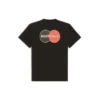 Uniform med logotrykk, retro, small, slim fit, kort ermet, svart 612964TIV791000