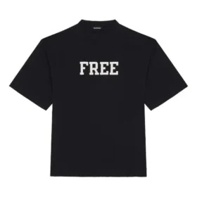 Unisex FW 21 med gratis bokstavtrykk, svart 661715TKVD31070