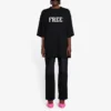 Unisex FW 21 med gratis bokstavtrykk, svart 661715TKVD31070