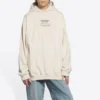 Unisex FW21 med logotrykk, beige 651799TJV910905