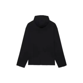 Unisex FW21 Sweatshirt med gratis bokstavtrykk, svart 661711TKVD41070