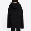 Unisex FW21 Sweatshirt med gratis bokstavtrykk, svart 661711TKVD41070