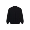 Unisex FW21 Sweatshirt med rund hals og gratis trykk, svart 652981TKVD41070