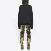 Unisex FW21 Sweatshirt med rund hals og gratis trykk, svart 652981TKVD41070