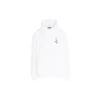 Unisex-genser med logo i oversize-modell, hvit 620973TIV459040