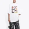 Unisex «I Love Dogs»-trykk, hvit 641614TJVH19000