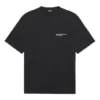 Unisex SS21 bedriftstrykk, rund hals, korte ermer, svart 612966TKV861070