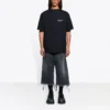 Unisex SS21 bedriftstrykk, rund hals, korte ermer, svart 612966TKV861070