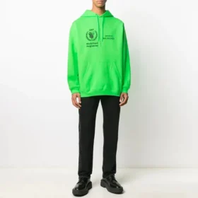 Unisex SS21 med trykt logo fra Verdens matvareprogram, grønn 600583TJVK44162