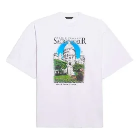Unisex SS21 Oversized bomull, hvit 641614TJVH69000