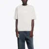 Unisex SS21 T-skjorte med logotrykk, grå 612966TIV542970