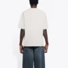Unisex SS21 T-skjorte med logotrykk, grå 612966TIV542970
