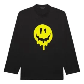 Unisex SS21-trykt genser med rund hals, svart 651796TKVA11012 Unisex SS21-trykt genser med rund hals, svart 651796TKVA11012