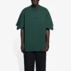 UNISEX-T-skjorte med trykk, stor passform «Green» 657059TKV973010
