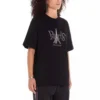 Unisex-trøye med Paris-trykk, rund hals, svart 594599TGV661000