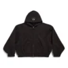Unity Sports Icon Boxy Zip-up Hettegensere Large Fit «Black» 787354TQVD59034
