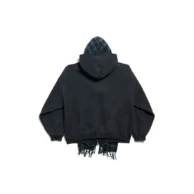 Unity Sports Icon-skjerf, hettegenser med full glidelås, oversized «Dark Blue» 794747TQVM24021