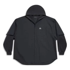 Unity Sports Icon-skjorte med lapper, stor passform «Black» 768771TNM601000