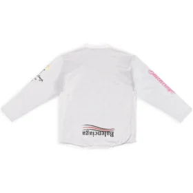 Upside Down langermet T-skjorte «White» 698155TMVC99000