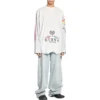 Upside Down langermet T-skjorte «White» 698155TMVC99000