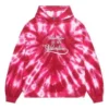Valentinsdag Tie-Dye-hettegenser med vid passform «Rød» 675003TLVI86802