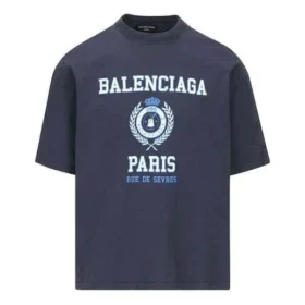 Varsity Logo T-skjorte med korte ermer «Navy» 612966TMV954140