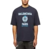 Varsity Logo T-skjorte med korte ermer «Navy» 612966TMV954140