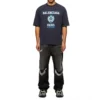Varsity Logo T-skjorte med korte ermer «Navy» 612966TMV954140
