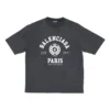 Varsity Logo T-skjorte med korte ermer «Washed Black» 612966TMV981000